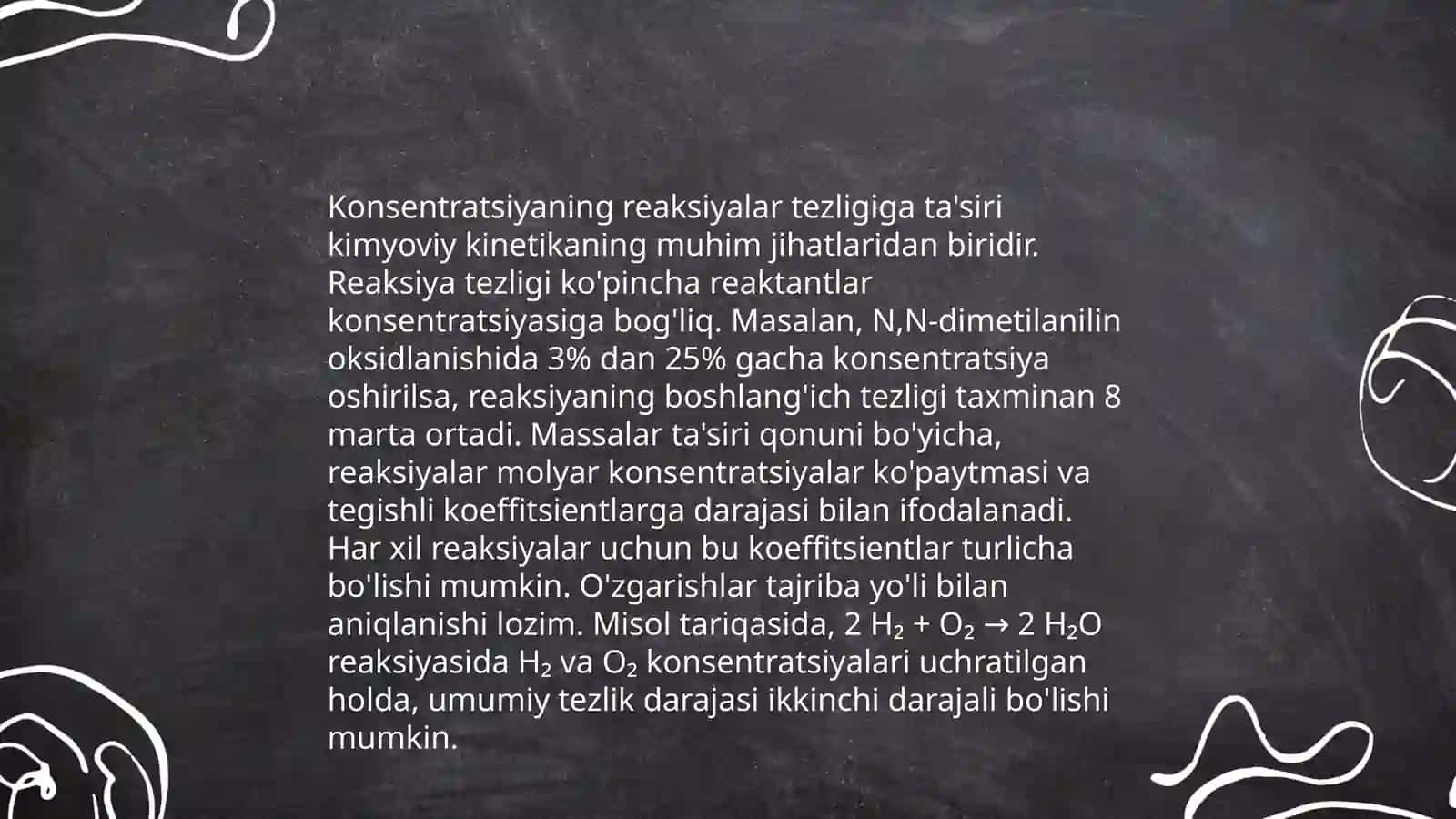 Kimyoviy kinetika va muvozanat 4
