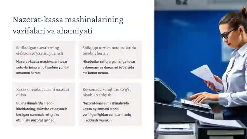 Nazorat-kassa mashinalaridan  olinadigan hisobot turlari va ular haqida umumiy  ma’lumot va davlat nazorati. 4