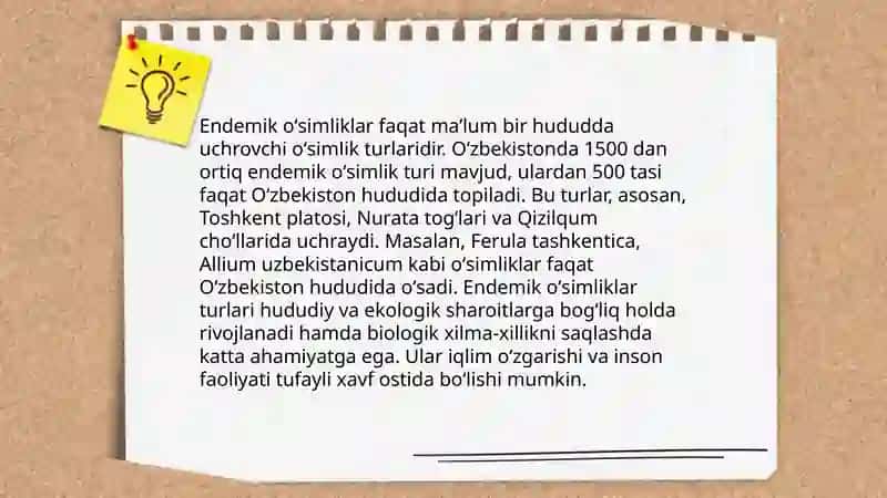 Oʻzbekiston florasi bioxilma xiligi 4