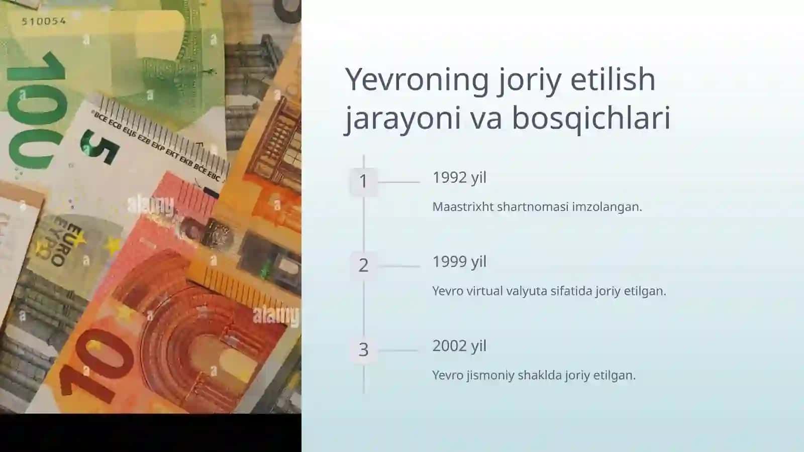 Yevroning joriy etilishi va iqtisodiyotiga ta’siri 4