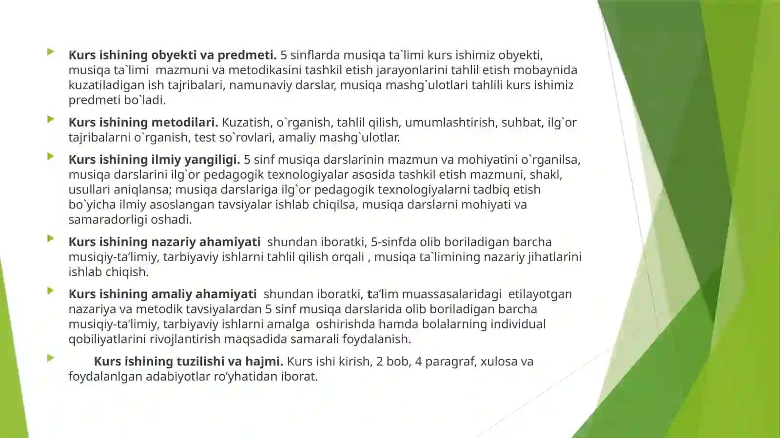 BEShINChI SINF MUSIQA MADANIYATI DARSLARI O`TILIShIDA INNOVATSION PEDAGOGIK TEXNOLOGIYALARDAN FOYDALANISh 4
