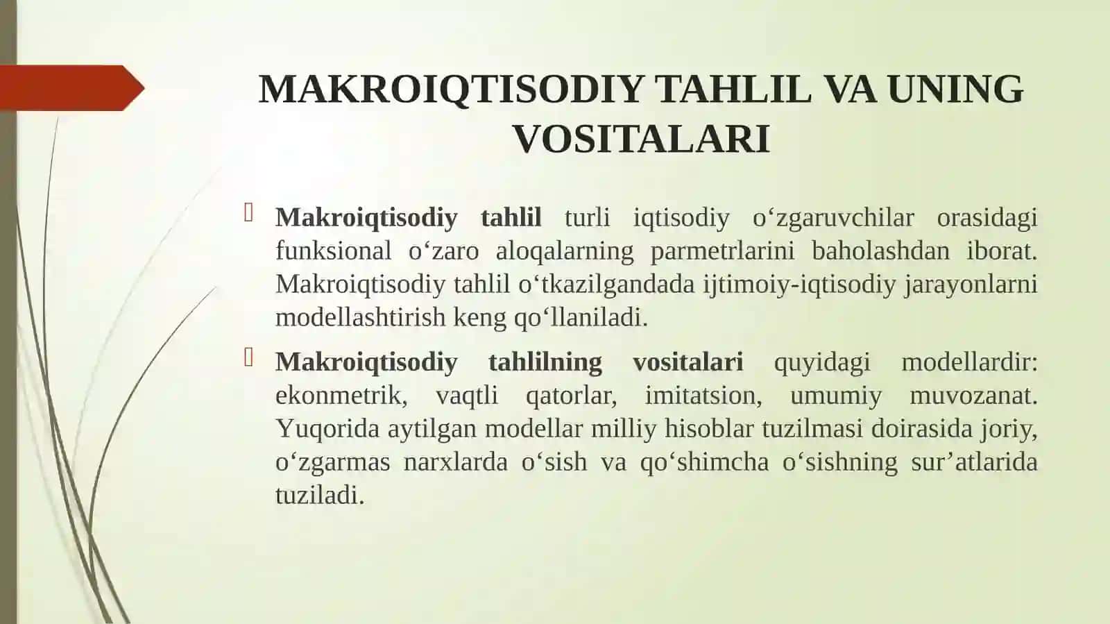 Makroiqtisodiy tahlil va prognozlash 4