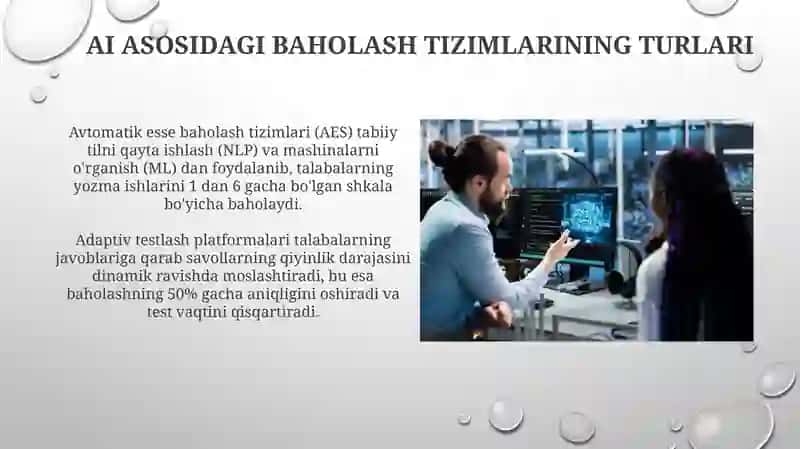 Sun'iy intellekt asosida baholash tizimlari 4