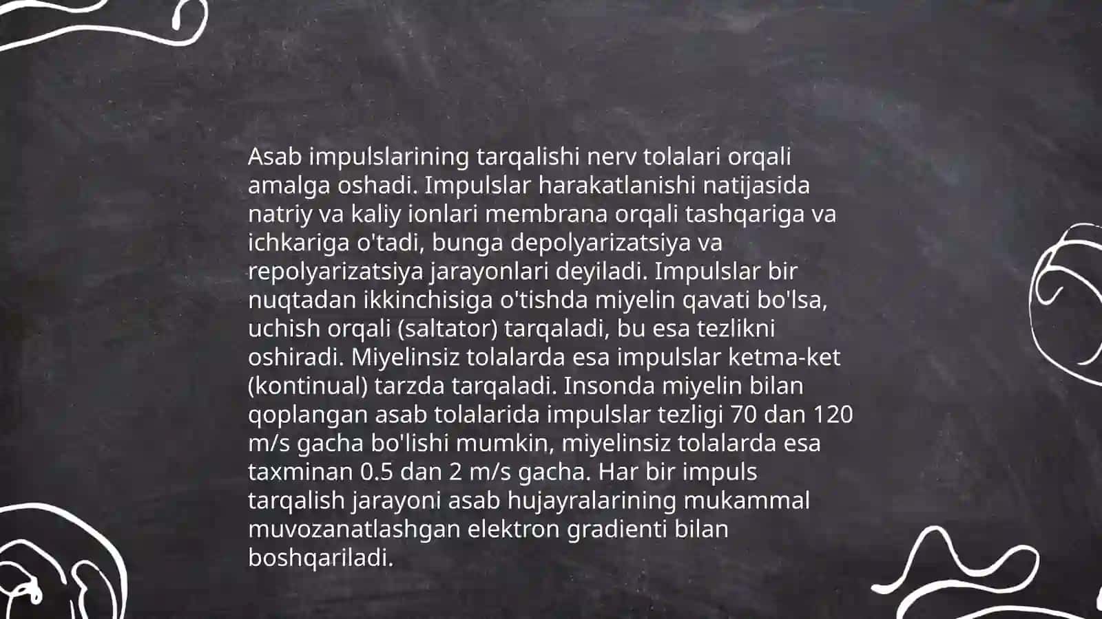 Markaziy asab sistemasi umumiy fiziologiyasi 4