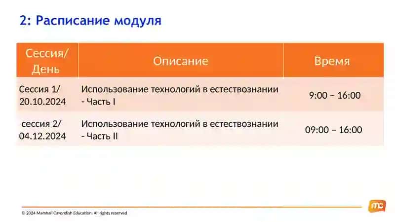 Курс подготовки мастеров-преподавателей естественных наук в Узбекистане 4