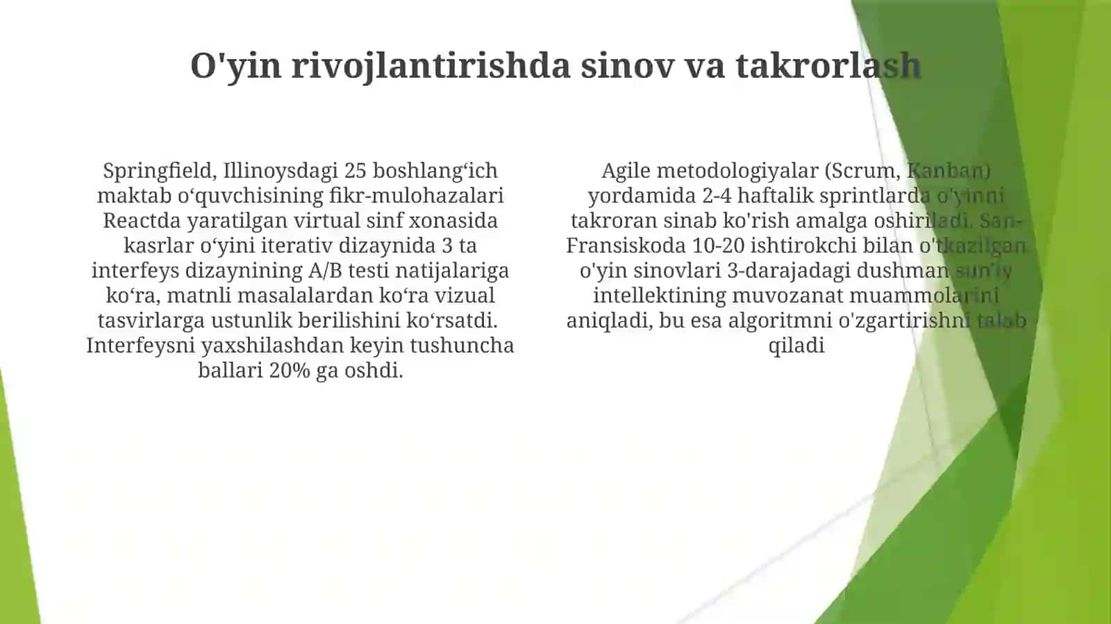 Interaktiv varaqamli texnologiyalardan foydalanib matematik oʻyinlarni tashkil etish 4