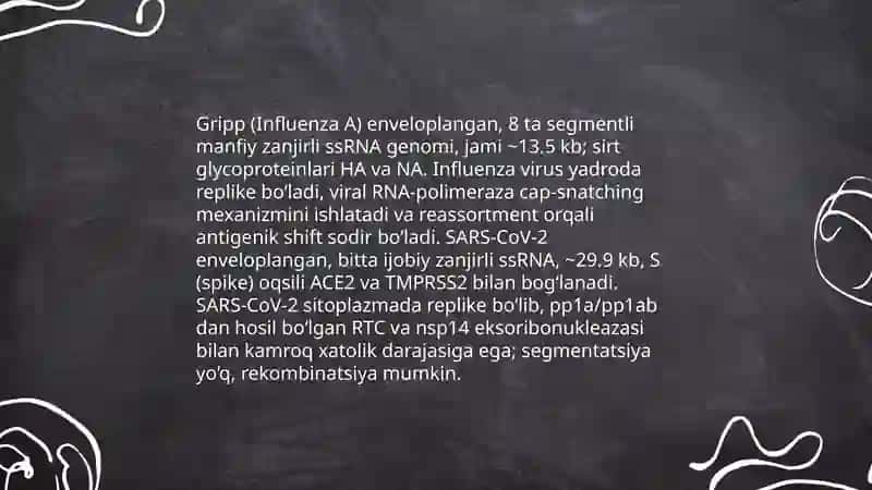 RESPIRATOR VIRUSLAR: GRIPP VA BOSHQA RESPIRATOR VIRUSLI INFEKSIYALARNING QIYOSIY TAHLILI 4