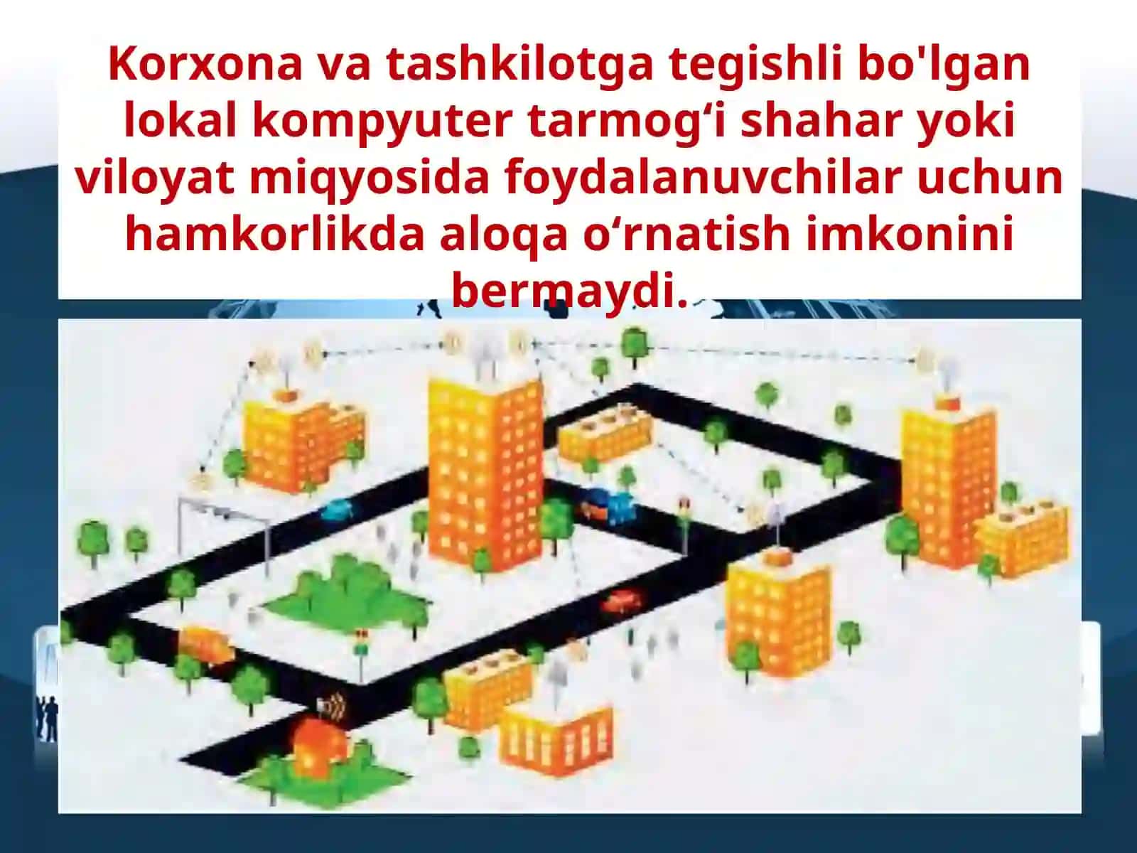 11-sinf Informatika Mintaqaviy va global kompyuter tarmog'i va uni himoyalash 4