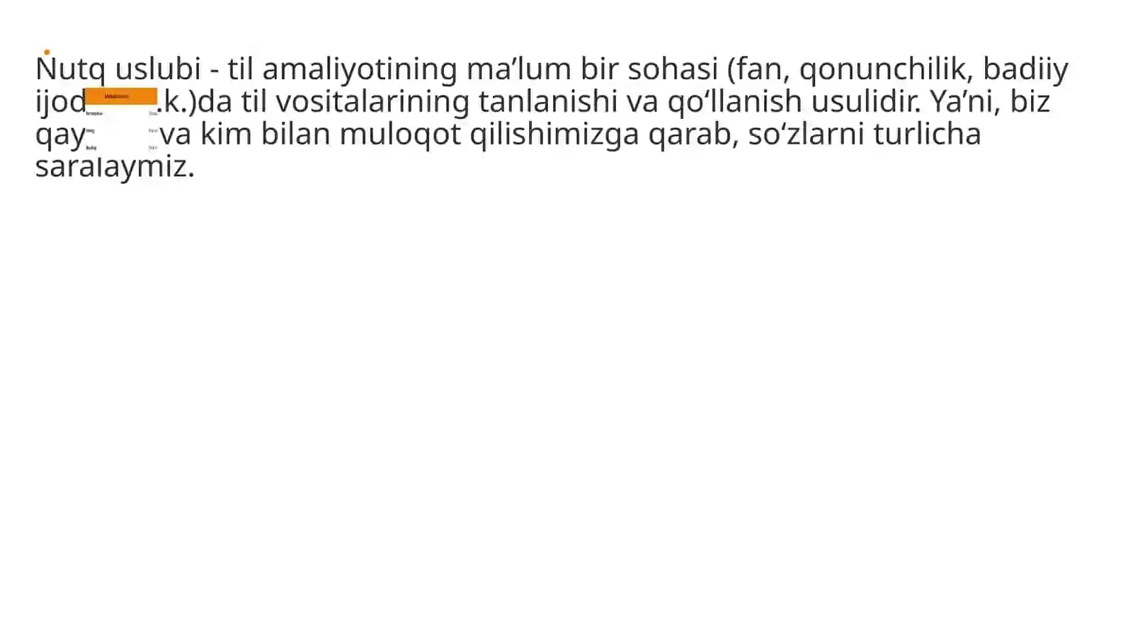 O‘zbek adabiy tilida nechta uslub bor va qaysi uslubda rasmiy hujjat ishlari olib boriladi? 4