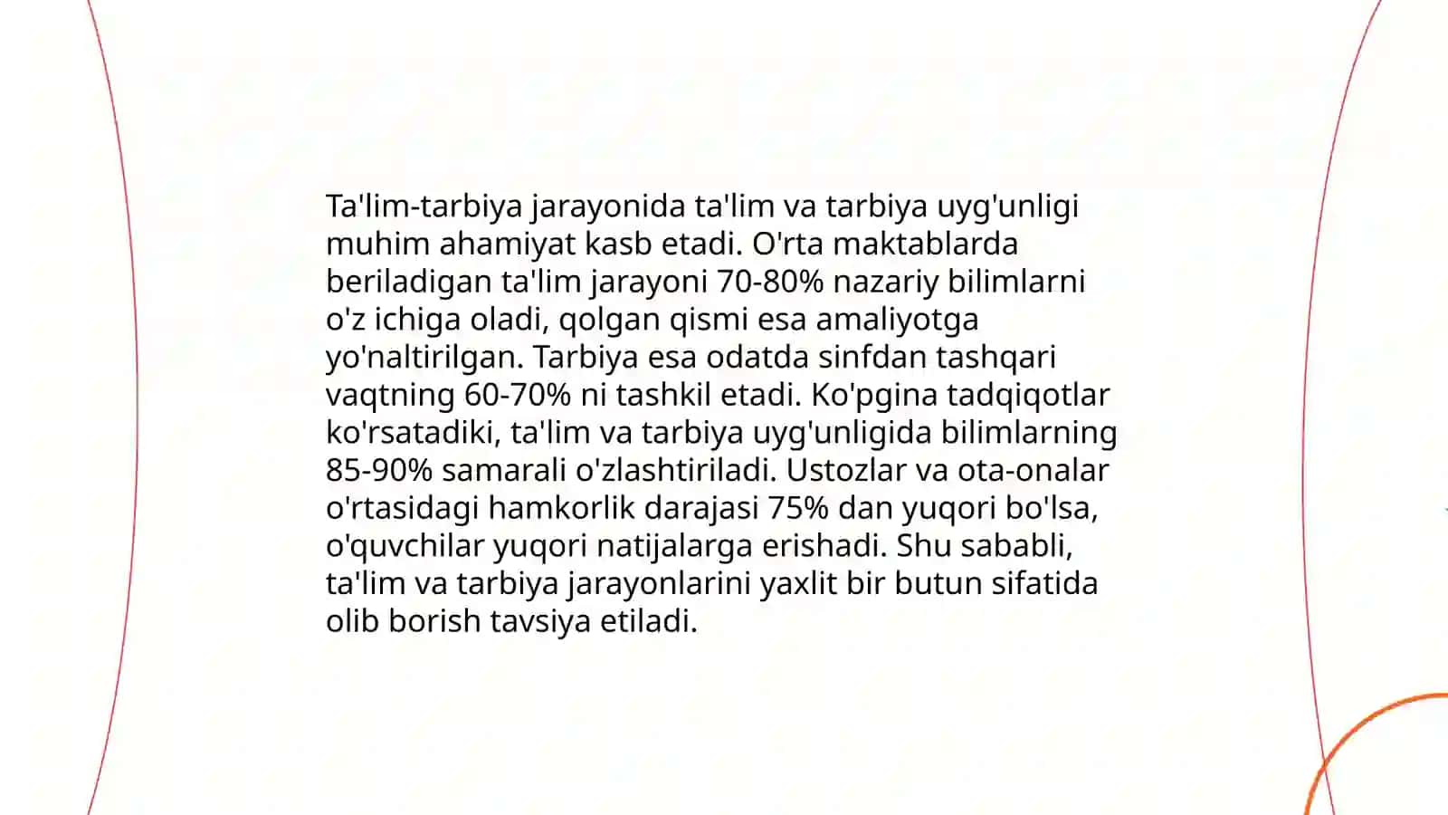 Tarbiya jarayonining mazmuni va mohiyati 4