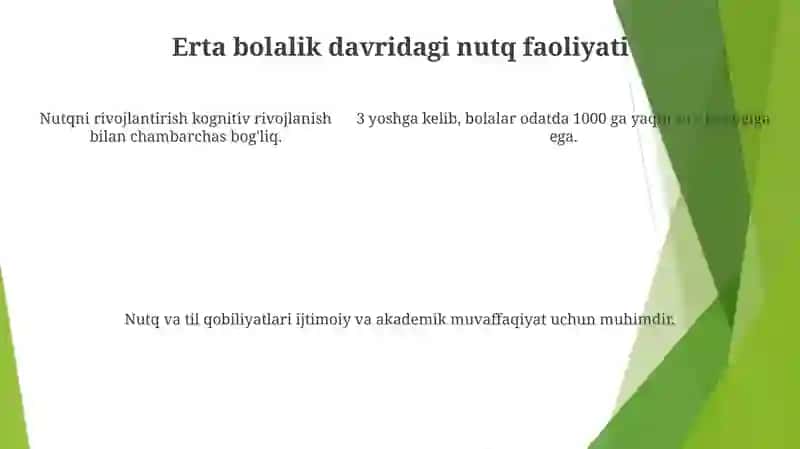 Nutk Faoliyatini OʻSishi Va Aqliy Rivojlanishi 4