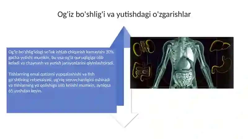 Hazm tizimi faoliyatini yoshga oid xususiyatlari 4