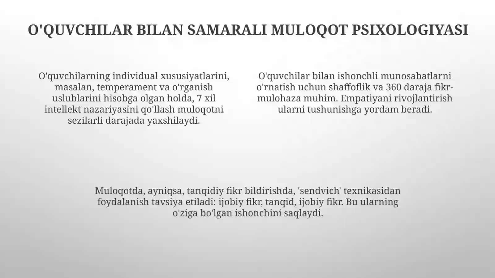 O'qituvchi kasbiy faoliyatida muloqot madaniyati va psixalogiyasi 4