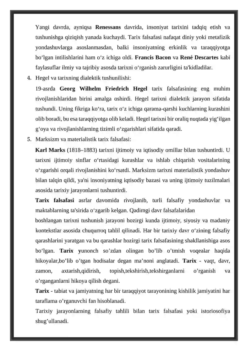 TARIX FALSAFASI VA SIVILIZATSIYA MADANIYATI 4