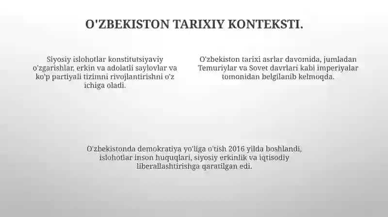 O'zbekistonda Demokratik, Fuqarolik Jamiyati Asoslarining Shakllanishi 4