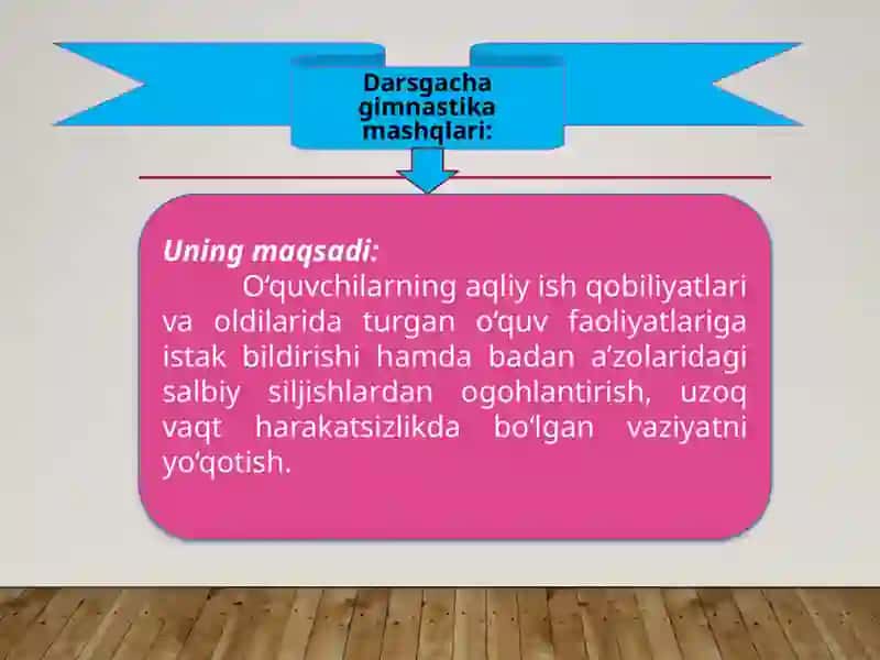 Sinfdan va maktabdan tashqari olib boriladigan jismoniy tarbiya tizimi 4