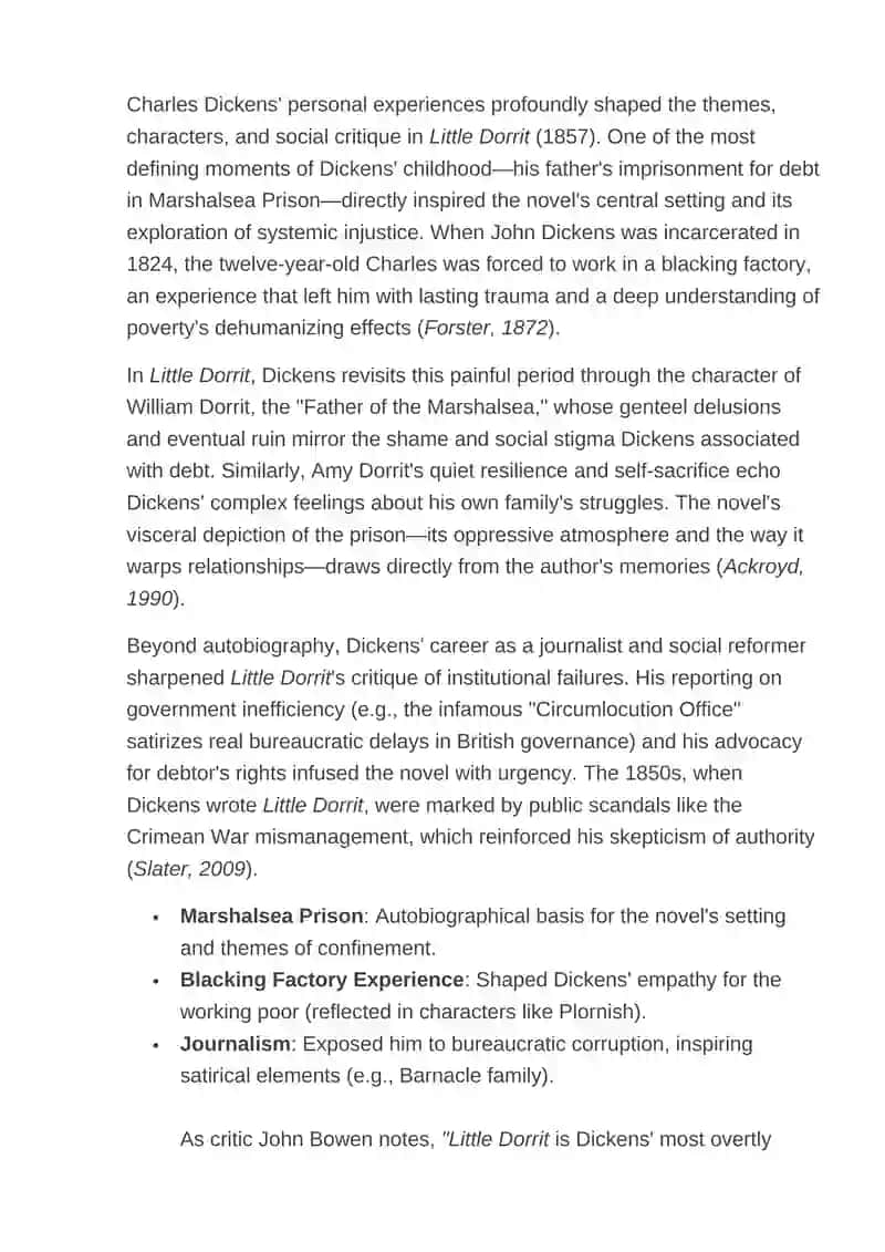 Course paper on the theme "Composition of the novel by C. Dickens "Little Dorrit" 4