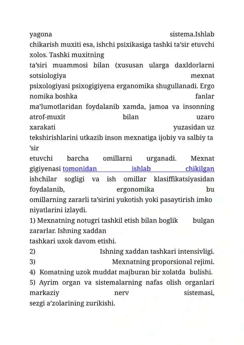 Mehnat psixologiyasini tashkil etish 4