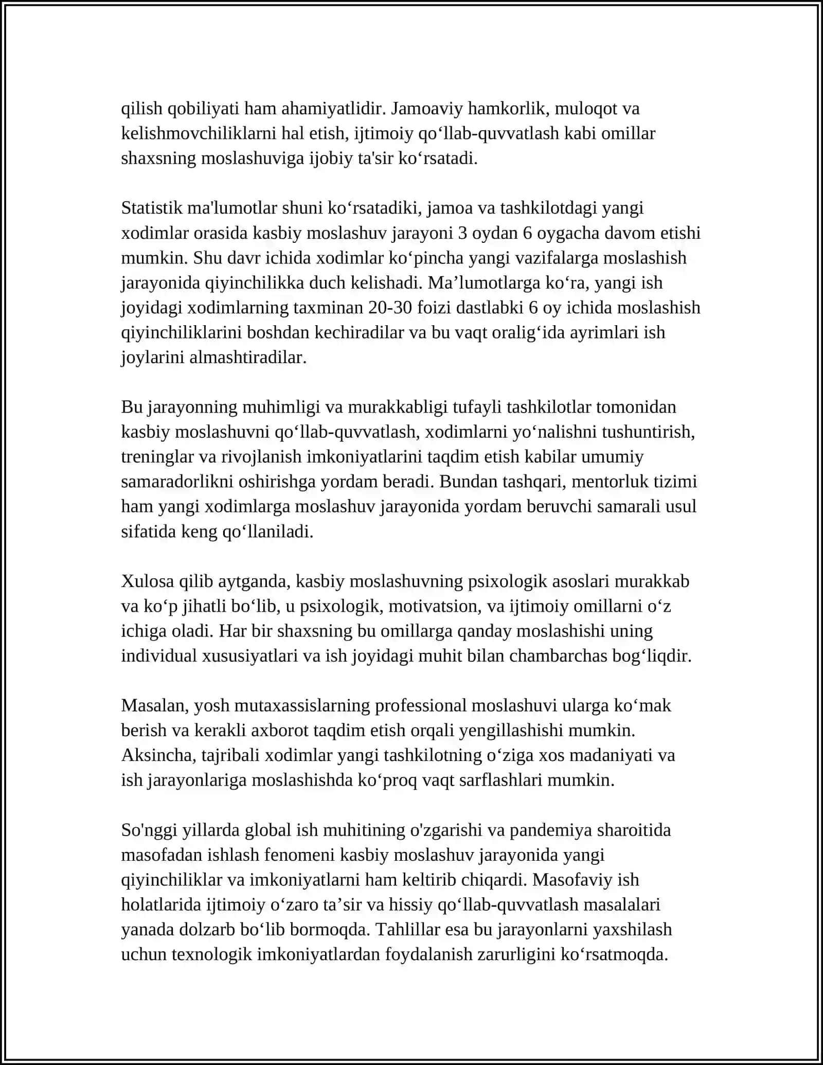 KASBIY MOSLIK VA SHAXSNING INDIVIDUAL PSIXOLOGIK XUSUSIYATLARI 4