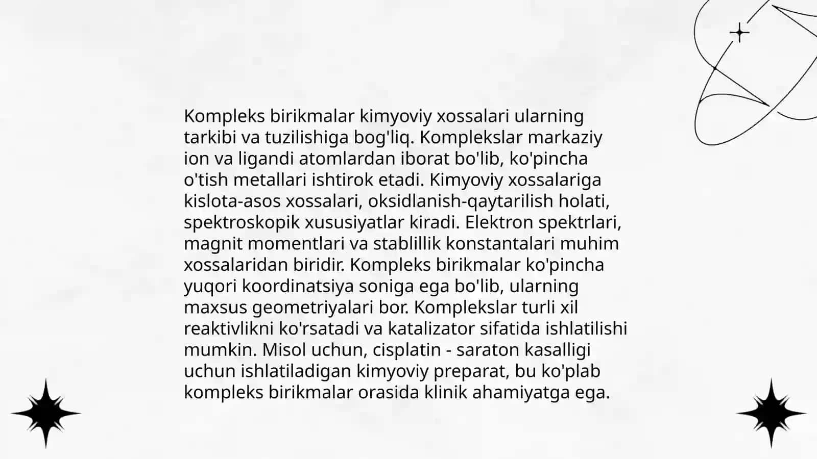 Kompleks birikmalarining barqarorligi 4