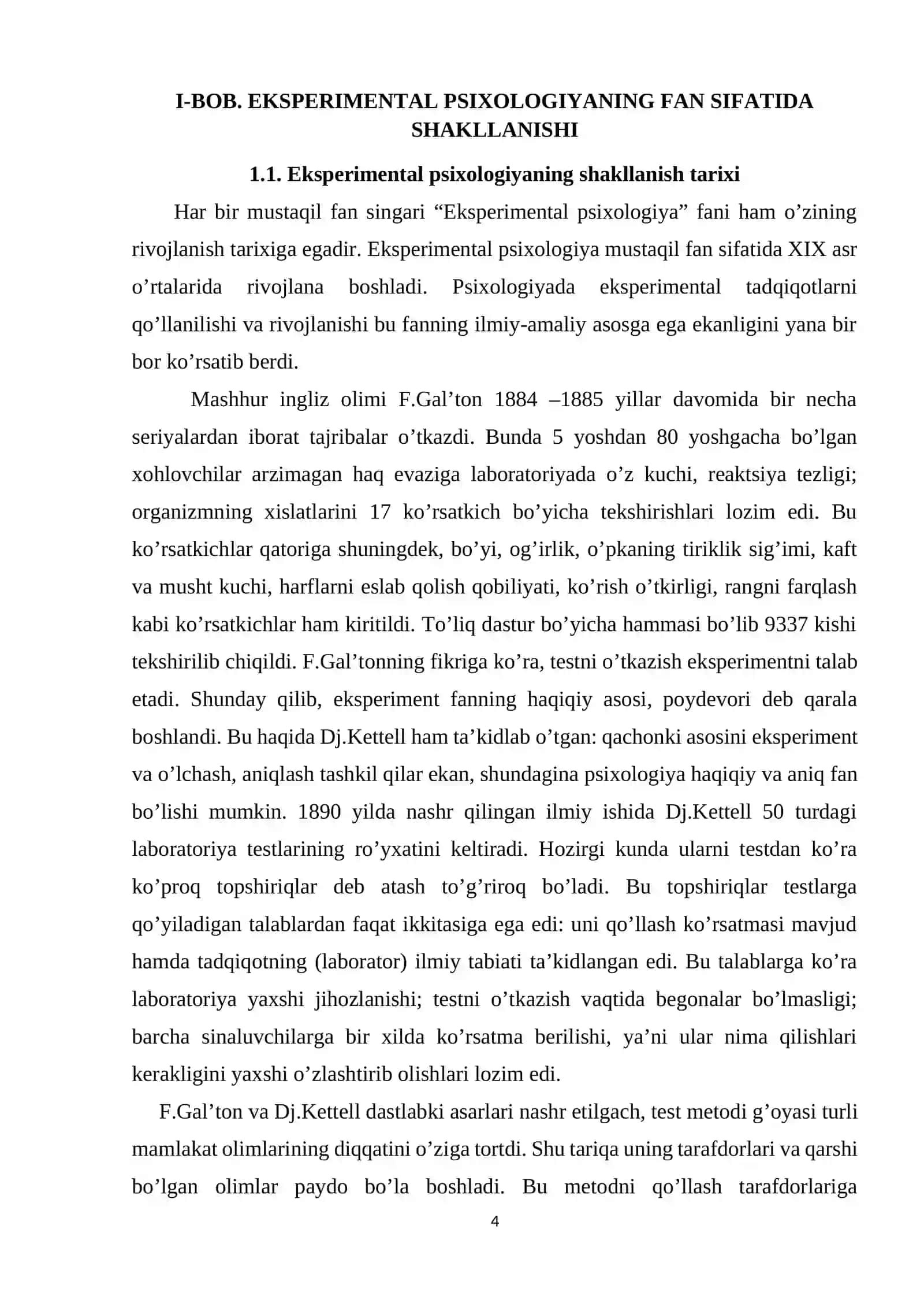 Eksperimental psixologiyaning mustaqil fan sifatida shakllanishi 4