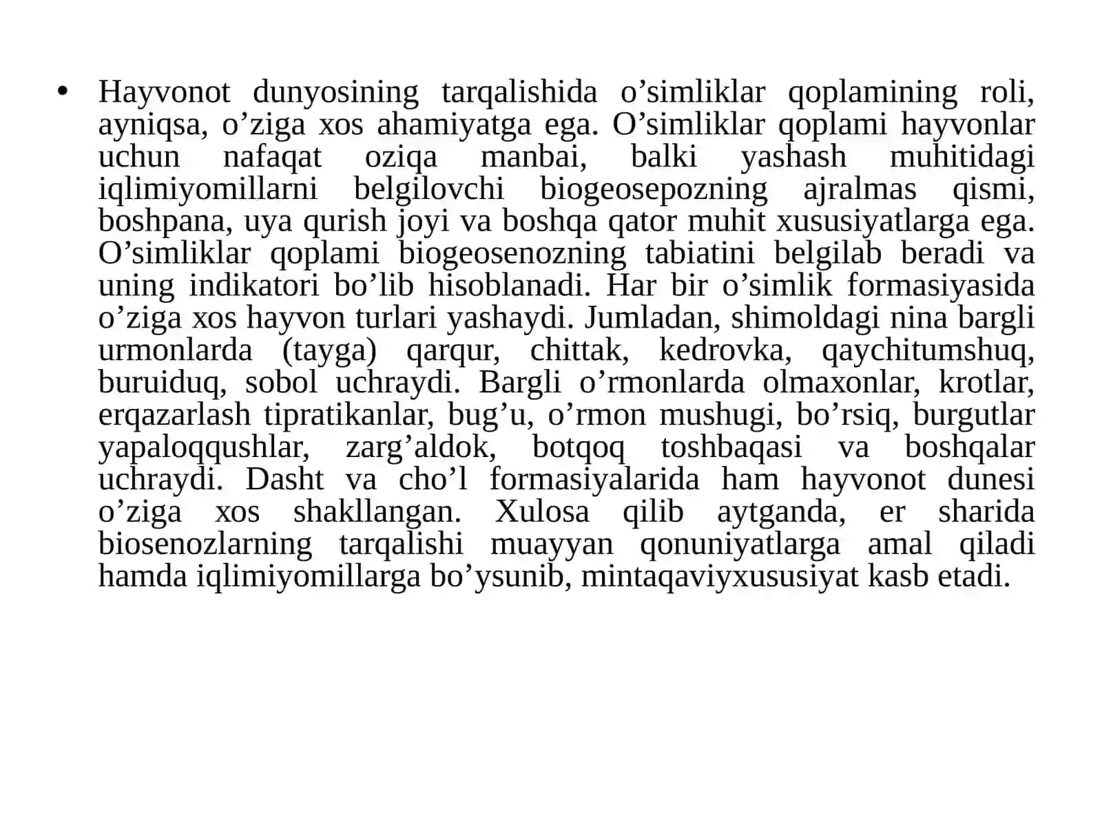 9-Quruqlik biоmlarining asоsiy turlari 4