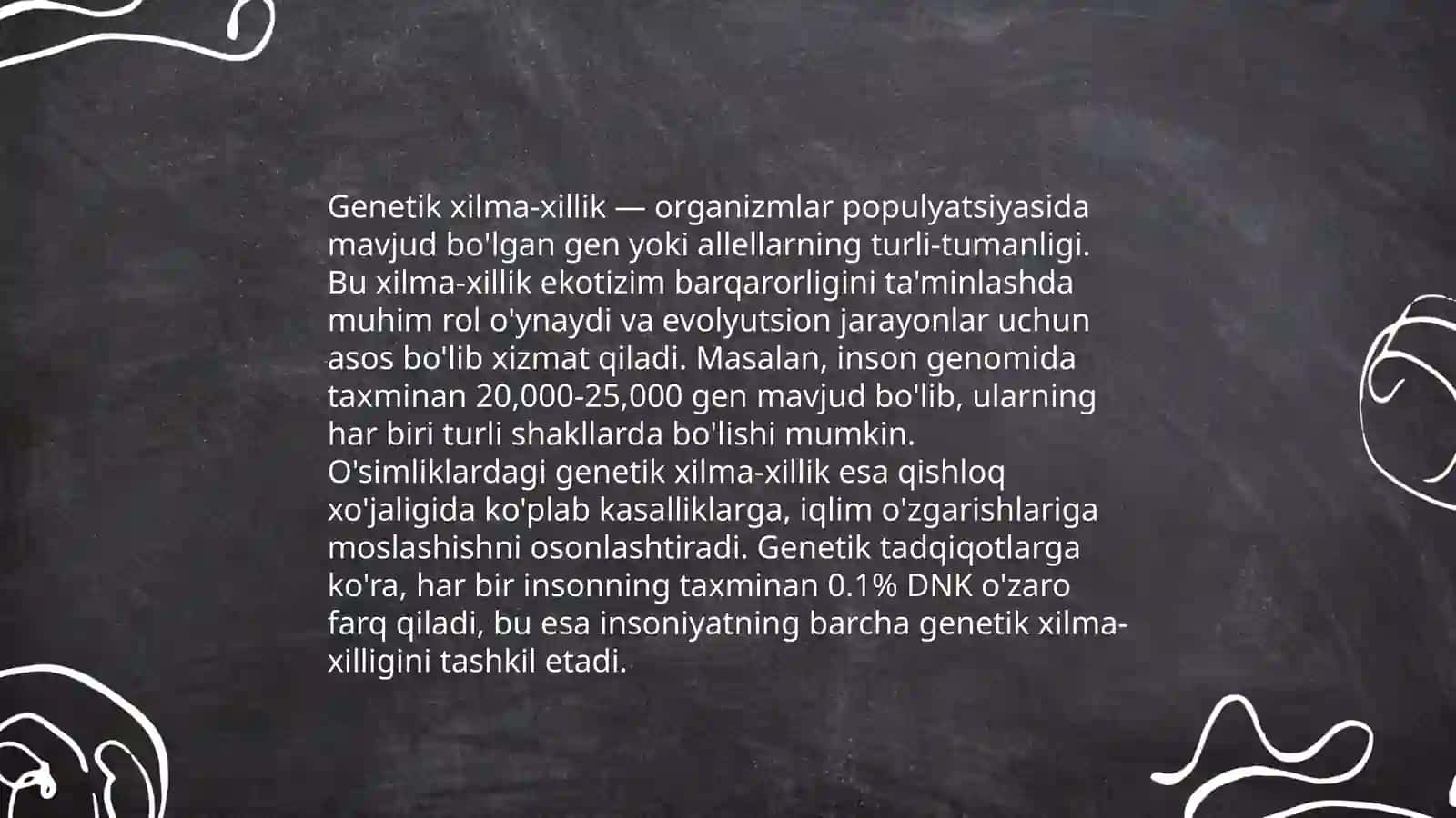 Populyatsiya Genetikasi.Genlar dreyfi Abilova Gulchiroy 4