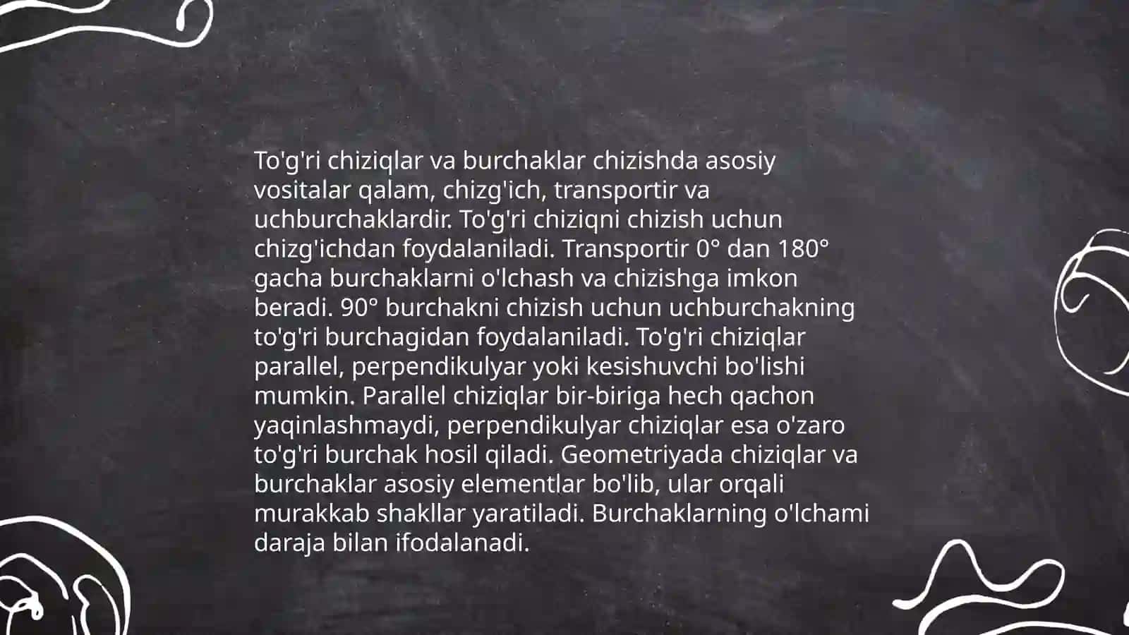 Berilgan malumotlarga asoslangan geometirik chizmalarning konsturikciyasi 4