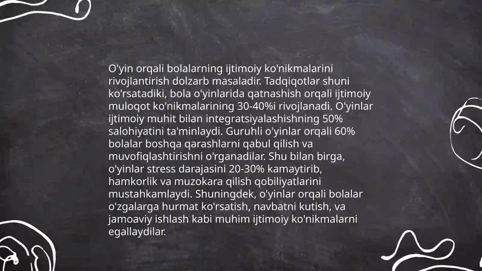 O'yin maktabgacha yoshdagi bolaning yetakchi faoliyati sifatida 4