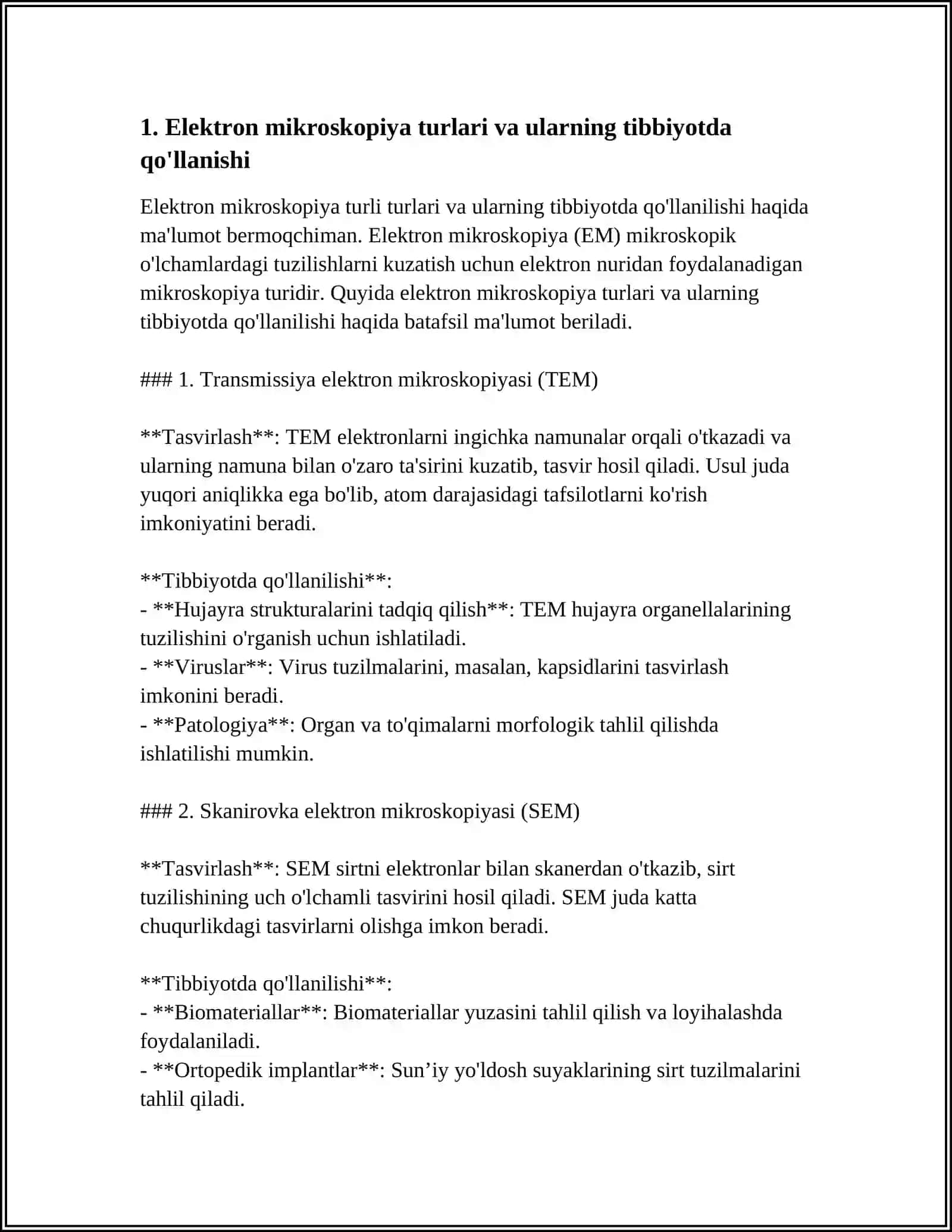 ELEKTRON MIKROSKOPIYA USULLARINING TIBBIYOTDAGI AHAMIYATI 4