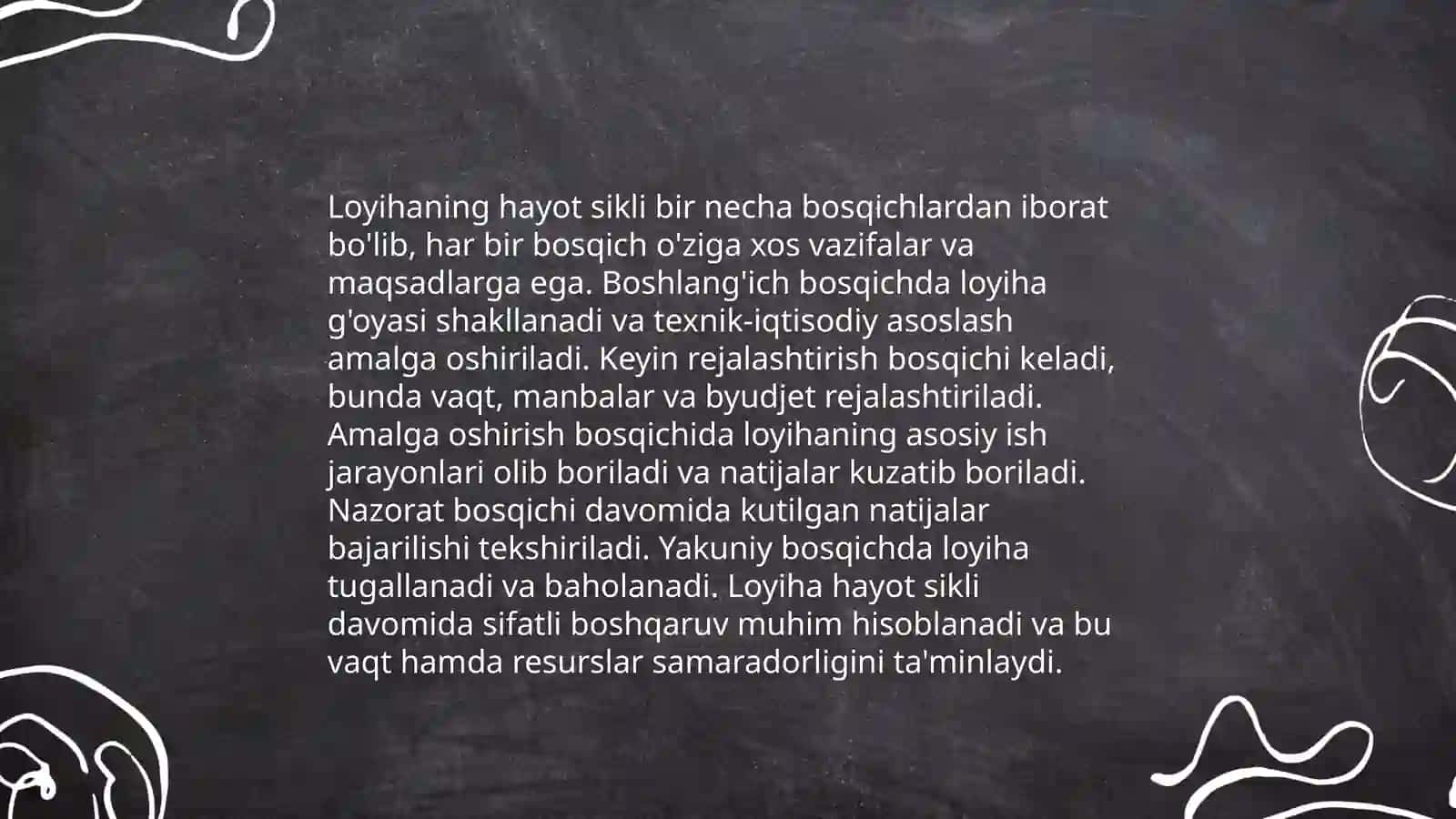 Loyihalashtirishning mohiyati 4