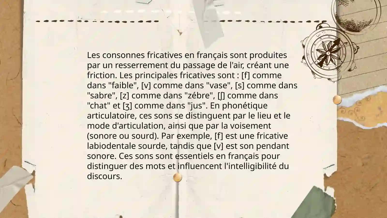 La classifation des consonnes en français 4