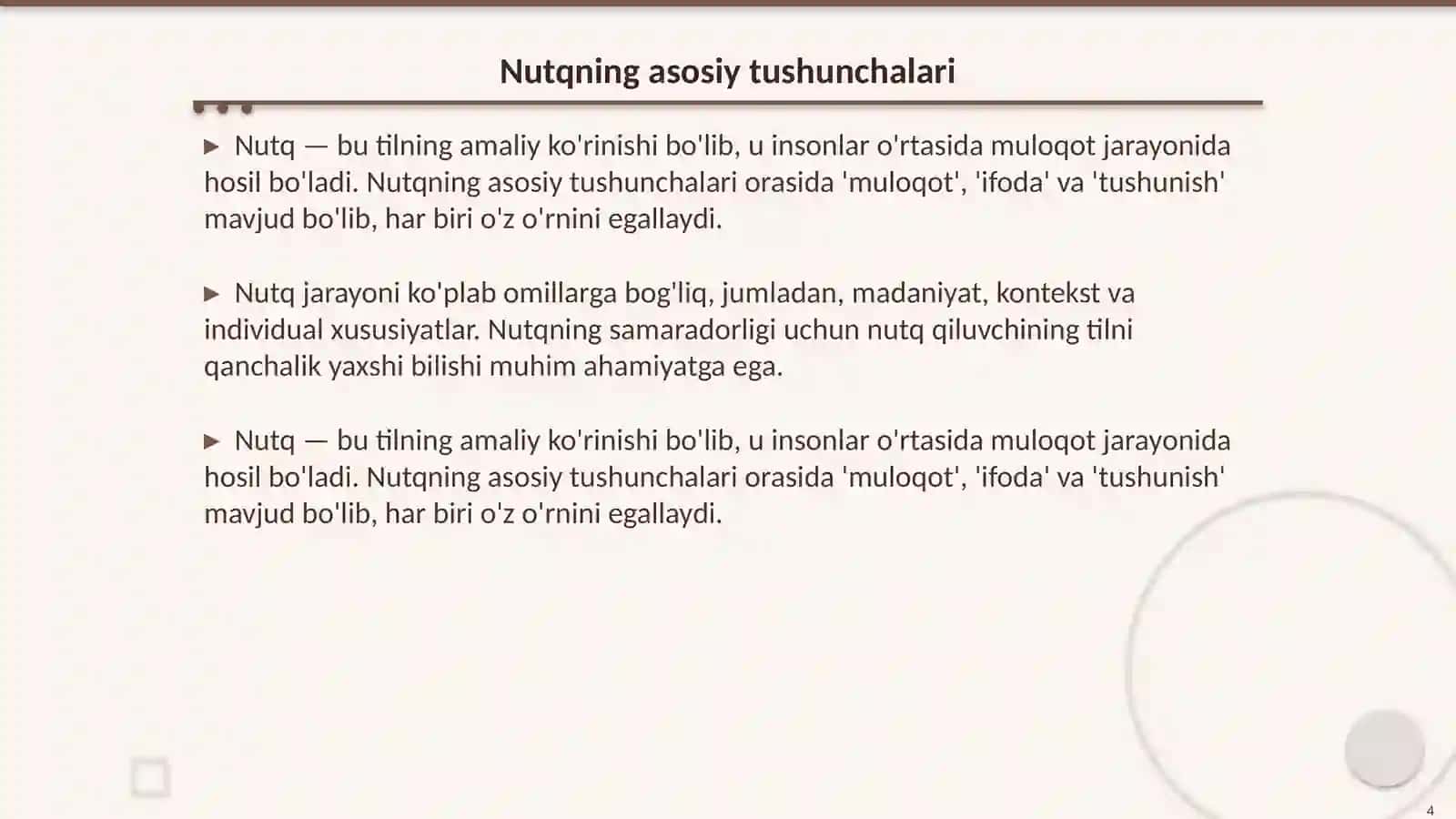 Til va nutq 4