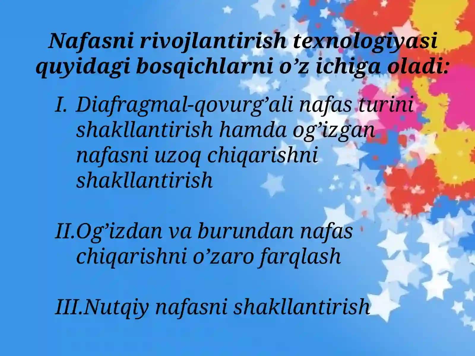 Nafasni rivojlantirish texnologiyasi 4