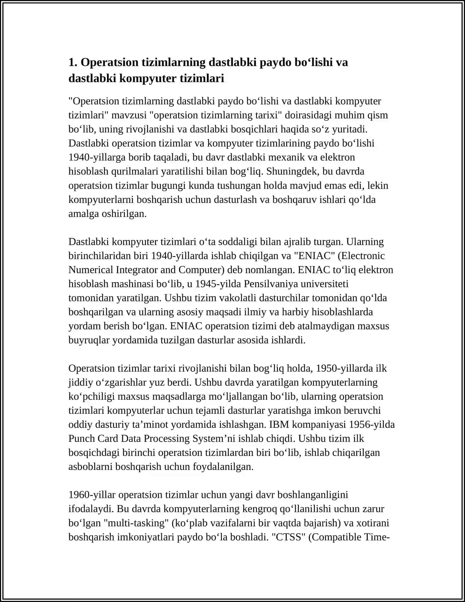 OPERATSION TIZIMLARNING TARIXI 4