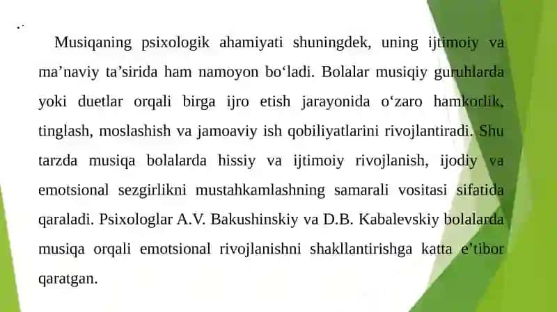 Musiqa yordamida bolalarda emotsional sezgirlikni oshirish 4