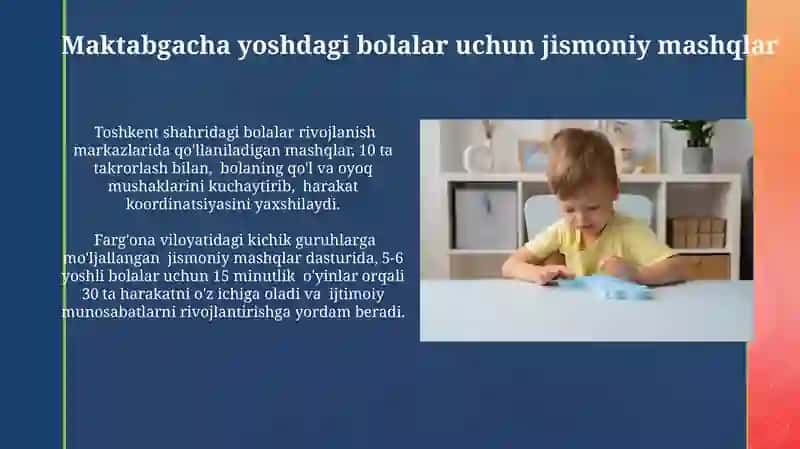 Maktabgacha yoshdagi bolalar uchun mashqlar 4