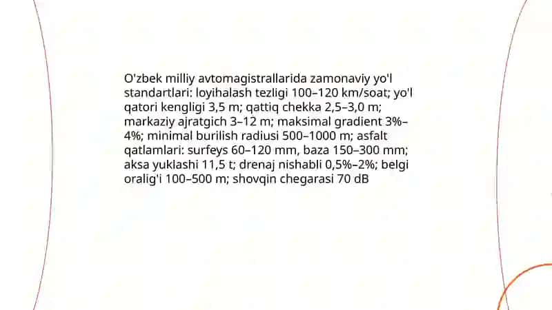 Zamonaviy avtomagistrall ozbek milliy avtomagistrall 4