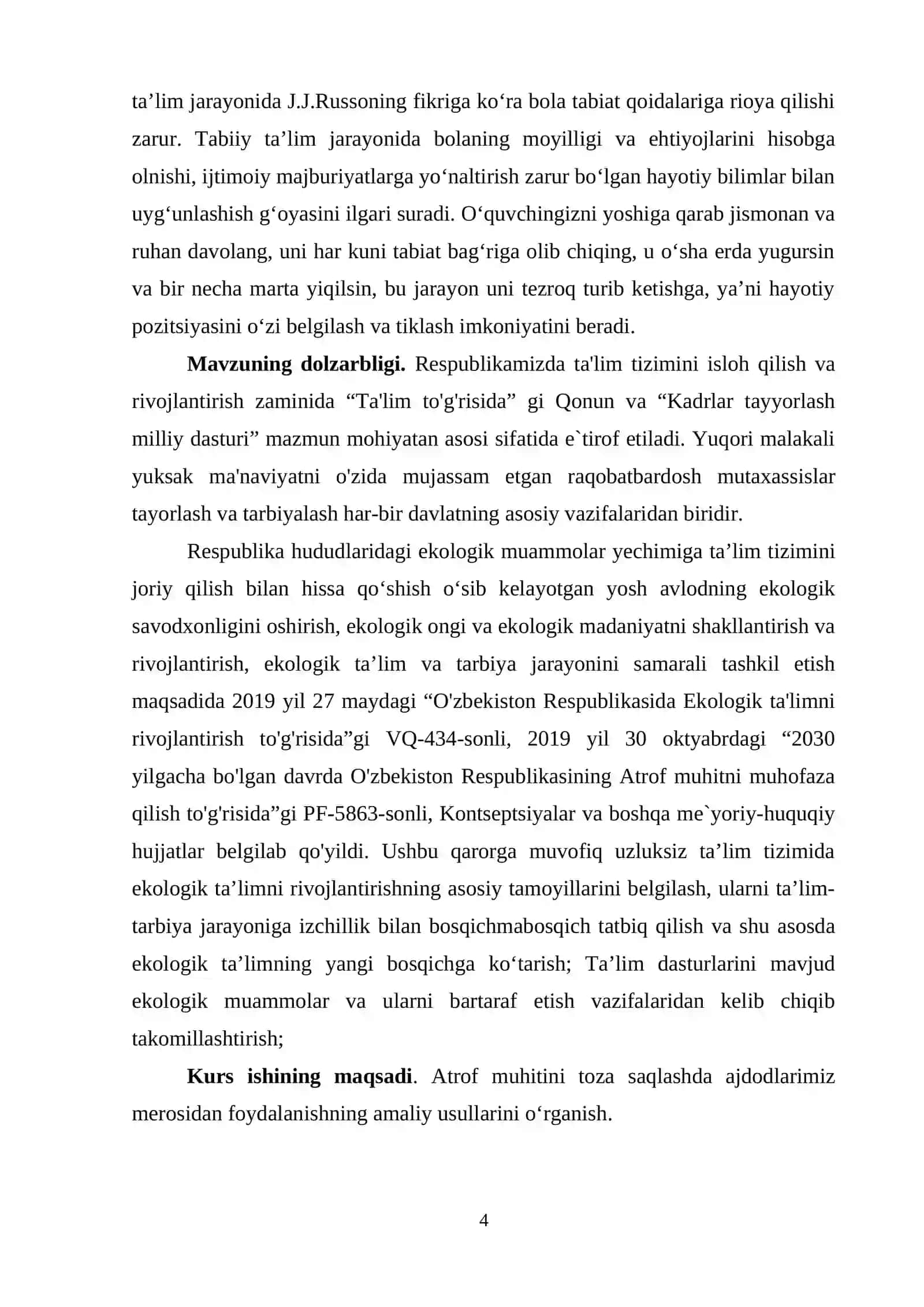“Atrof-muhitni toza saqlashda ajdodlarimiz me’rosidan foydalanishning amaliy usullari." 4