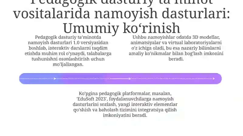 Pedagogik dasturiy vositalarda namoyish dasturiv ositalr 4