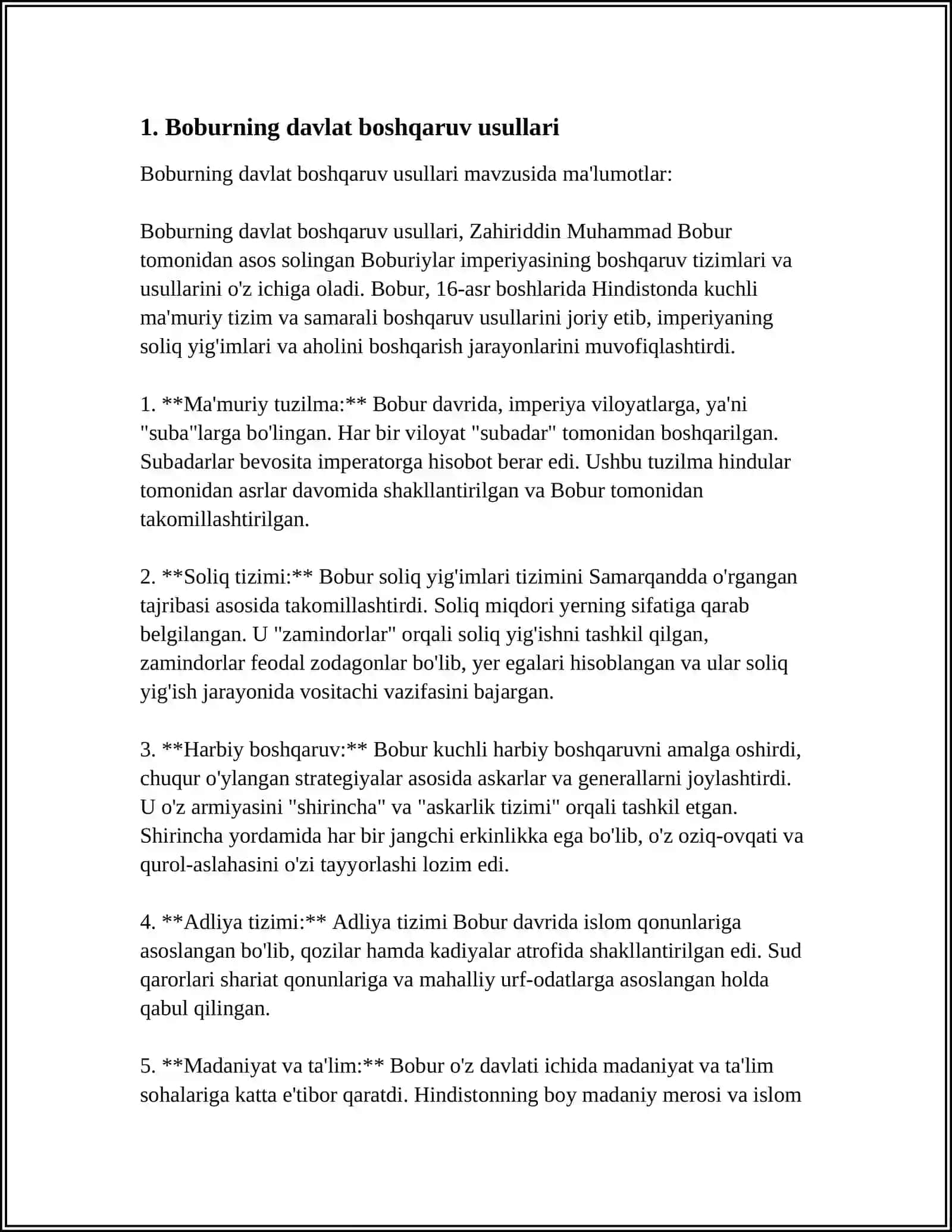 BOBURNING DAVLATCHILIK SIYOSATI VA DIPLOMATIYASI 4