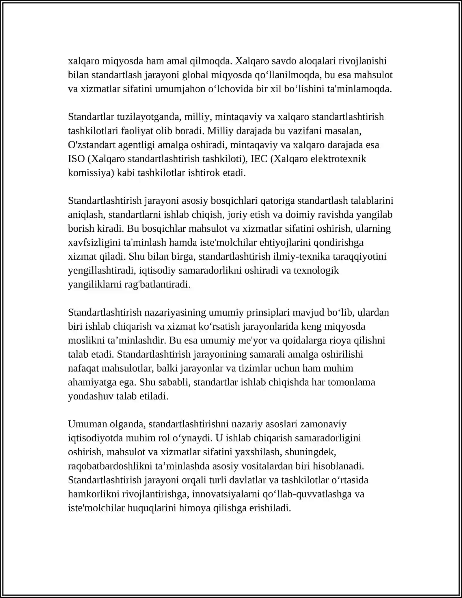 SITANDARTLASHTIRINI NAZARIY ASOSLARI 4