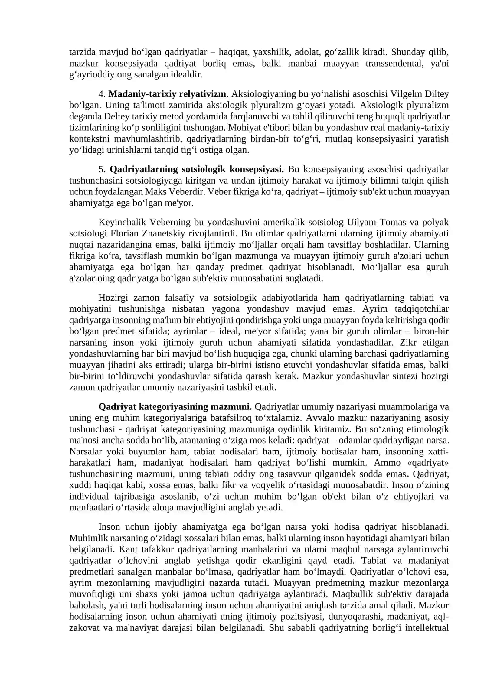 Qadriyatlar falsafasi (aksiologiya) 4