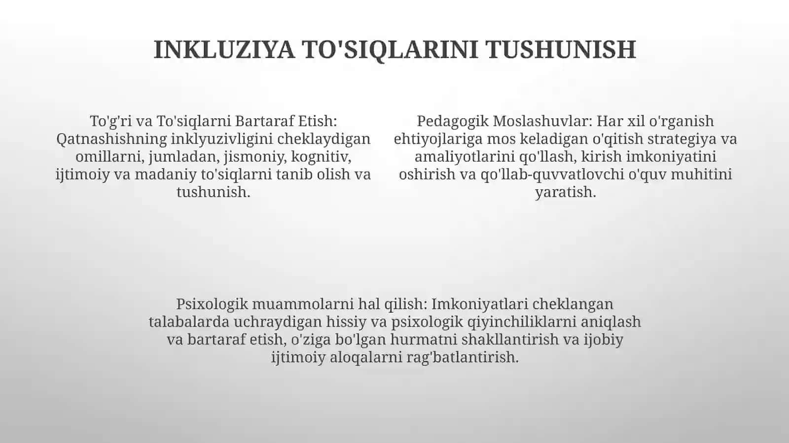 Inklyuziv ta'limni tashkil etishning pedagogik psixologik aspektlari 4