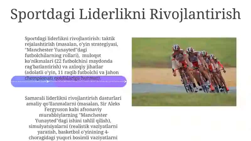 Sport faoliyatida yetakchilik 4