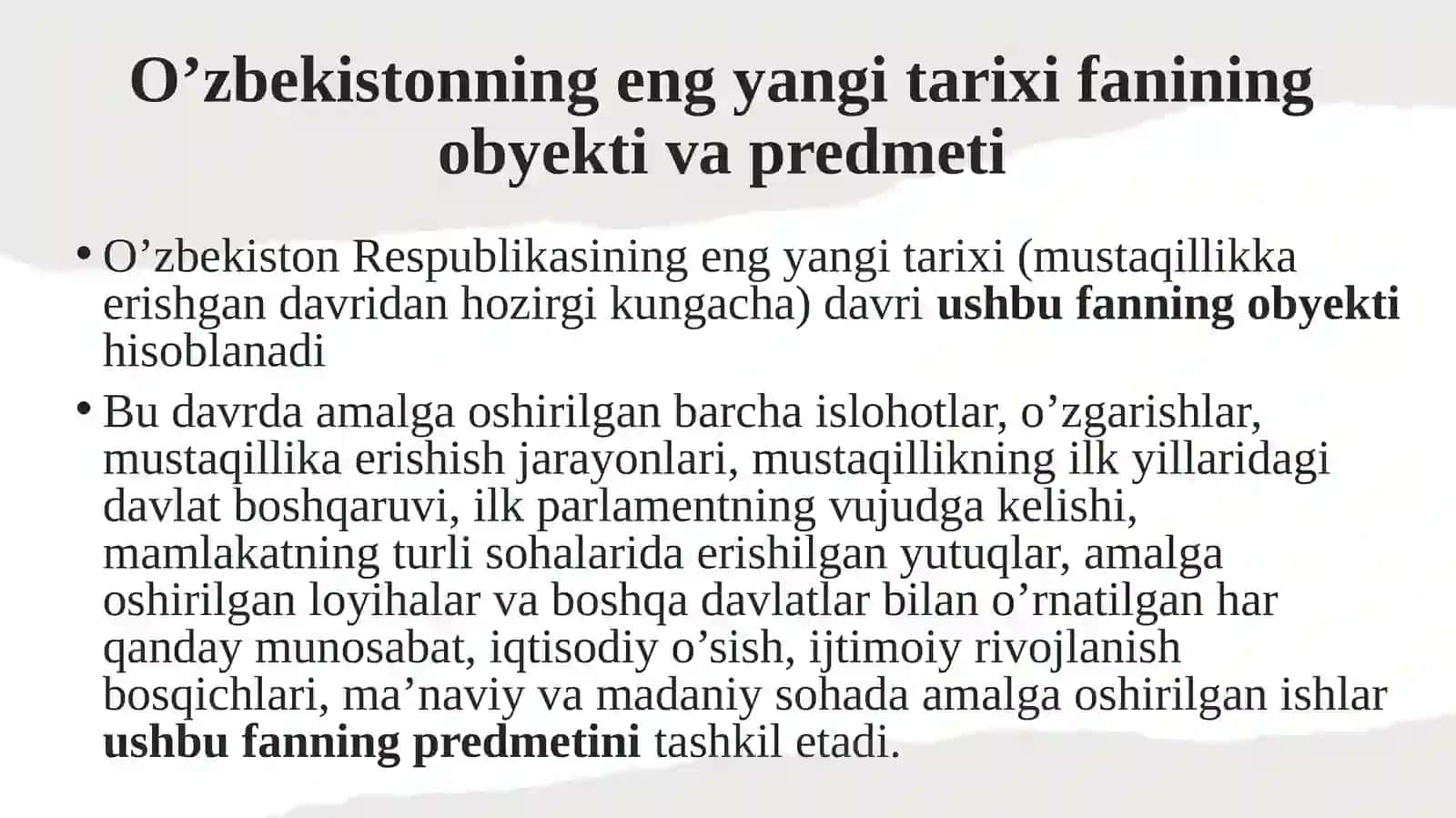 O'zbekistonning eng yangi tarixi 4