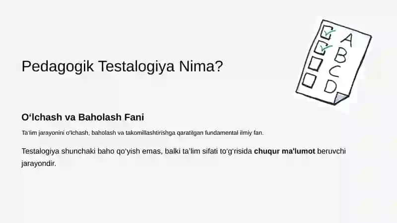 Pedagogik Testalogiya Tarixi 4
