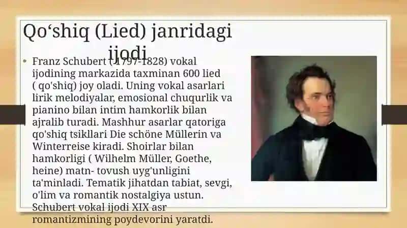 F. SHUBERT IJODI 4