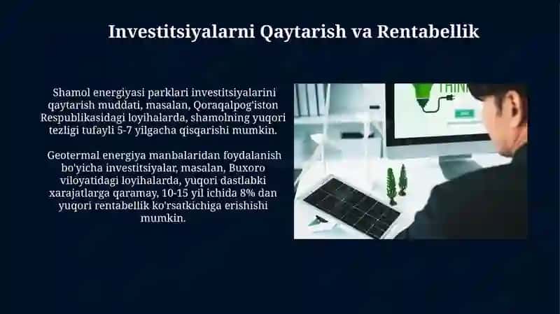 Investitsiyalash xususiyatlari 4