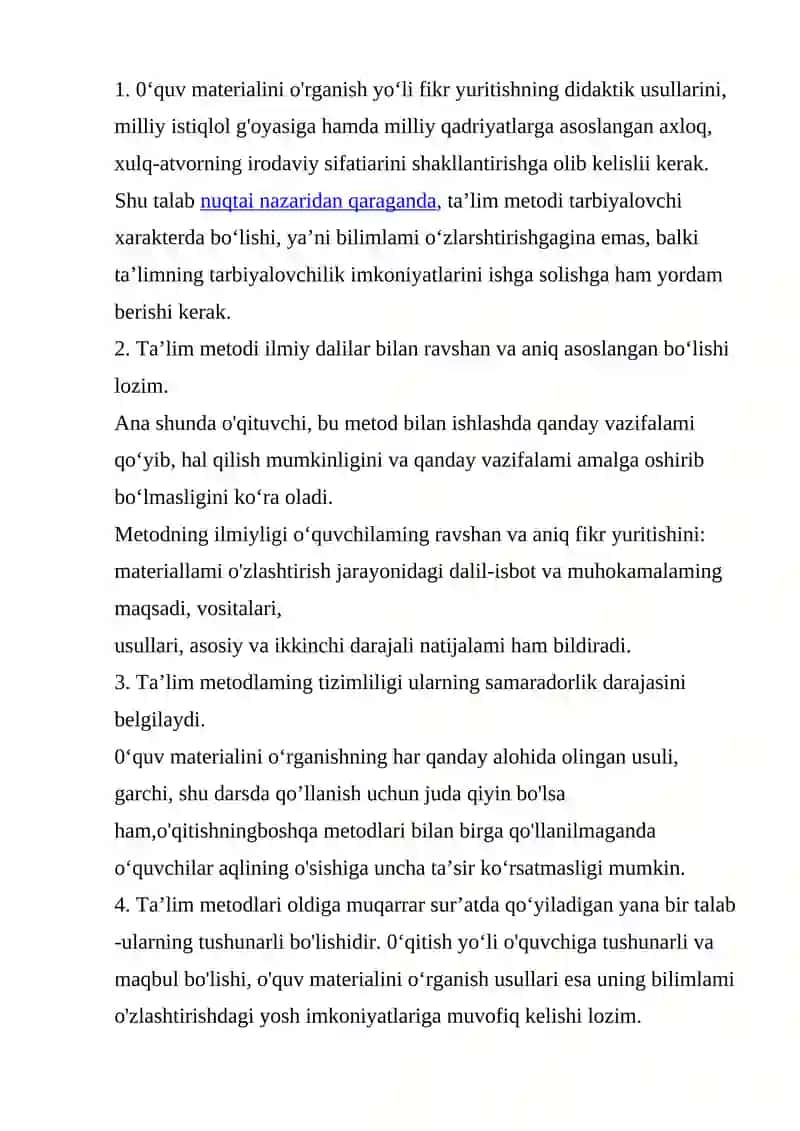 METODLARNI TASNIFLASH USULLARI 4